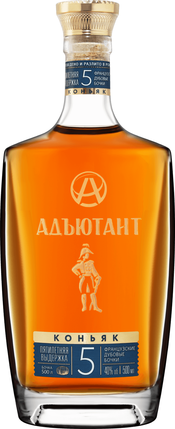 Коньяк Адъютант 5 лет
