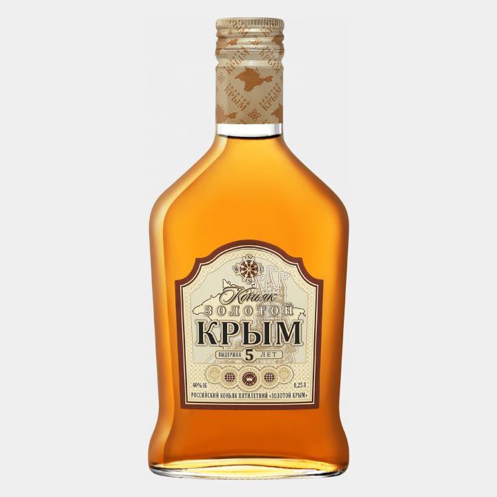 Коньяк Золотой Крым 5 лет