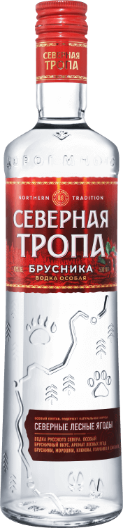 Водка Северная Тропа Брусника